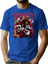 Art The Clown Terrifier Christmas T-Shirt for Men & Women, T-Shirts Graphic Tee - Blue