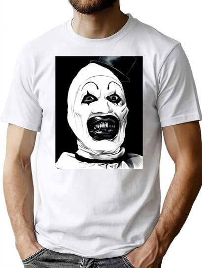 Art The Clown Terrifier Classic T-Shirt for Men & Women, T-Shirts Graphic Tee - Black