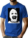 Art The Clown Terrifier Classic T-Shirt for Men & Women, T-Shirts Graphic Tee - Blue