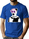 Art The Clown Terrifier Cute Pink Horror T-Shirt for Men & Women, T-Shirts Graphic Tee - Blue