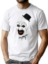 Art The Clown Terrifier Movie Halloween T-Shirt for Men & Women, T-Shirts Graphic Tee - White