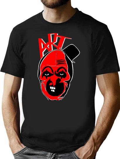 Art The Clown Terrifier Slasher Horror T-Shirt for Men & Women, T-Shirts Graphic Tee - Black