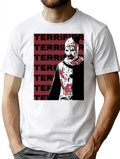 Art The Clown Terrifier (6)D Premium Heavyweight Cotton T-Shirt - Black