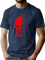 Art The Clown The Creepy Blood Red T-Shirt for Men & Women, T-Shirts Graphic Tee - Navy