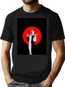 Art The Clown The Creepy Happy For U T-Shirt for Men & Women, T-Shirts Graphic Tee - Black