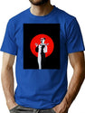 Art The Clown The Creepy Happy For U T-Shirt for Men & Women, T-Shirts Graphic Tee - Blue