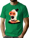 Art The Clown The Creepy Withe Flower Glasses T-Shirt for Men & Women, T-Shirts Graphic Tee - Green