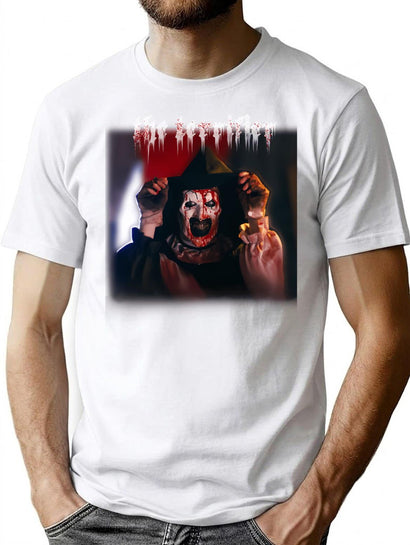 Art The Clown The Terrifier T-Shirt for Men & Women, T-Shirts Graphic Tee - Black
