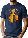 Art The Clown Traditional Artwork T-Shirt for Men & Women, T-Shirts Graphic Tee - Navy