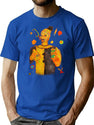 Art The Clown Traditional Artwork T-Shirt for Men & Women, T-Shirts Graphic Tee - Blue