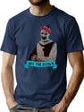 Art The Clown Wearing A Flower Crown T-Shirt for Men & Women, T-Shirts Graphic Tee - Navy