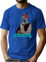 Art The Clown Wearing A Flower Crown T-Shirt for Men & Women, T-Shirts Graphic Tee - Blue