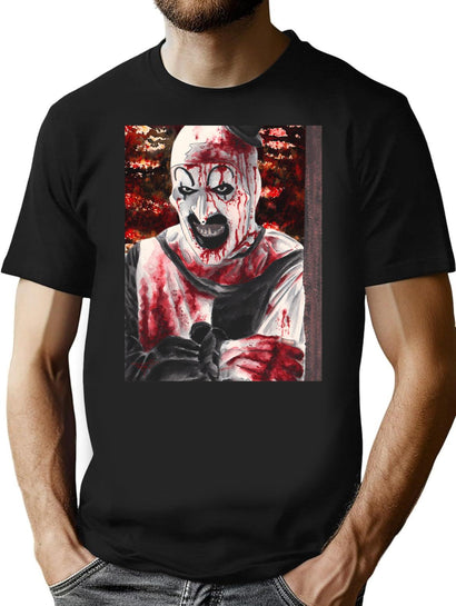 Art The Clown (13) T-Shirt for Men & Women, T-Shirts Graphic Tee - Black