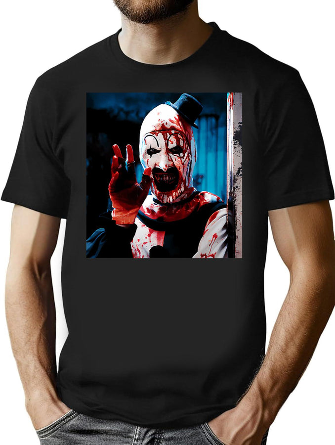 Art The Clown (16) T-Shirt for Men & Women, T-Shirts Graphic Tee - Black