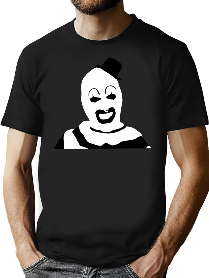 Art The Clown (18) T-Shirt for Men & Women, T-Shirts Graphic Tee - Black