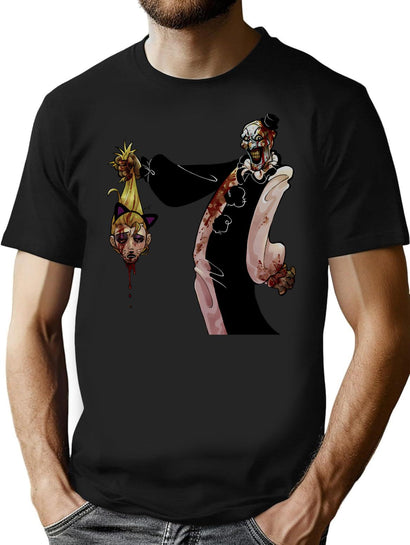 Art The Clown (21) T-Shirt for Men & Women, T-Shirts Graphic Tee - Black