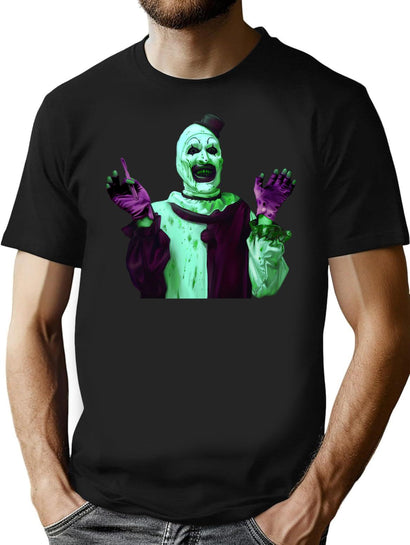 Art The Clown (23) T-Shirt for Men & Women, T-Shirts Graphic Tee - Black