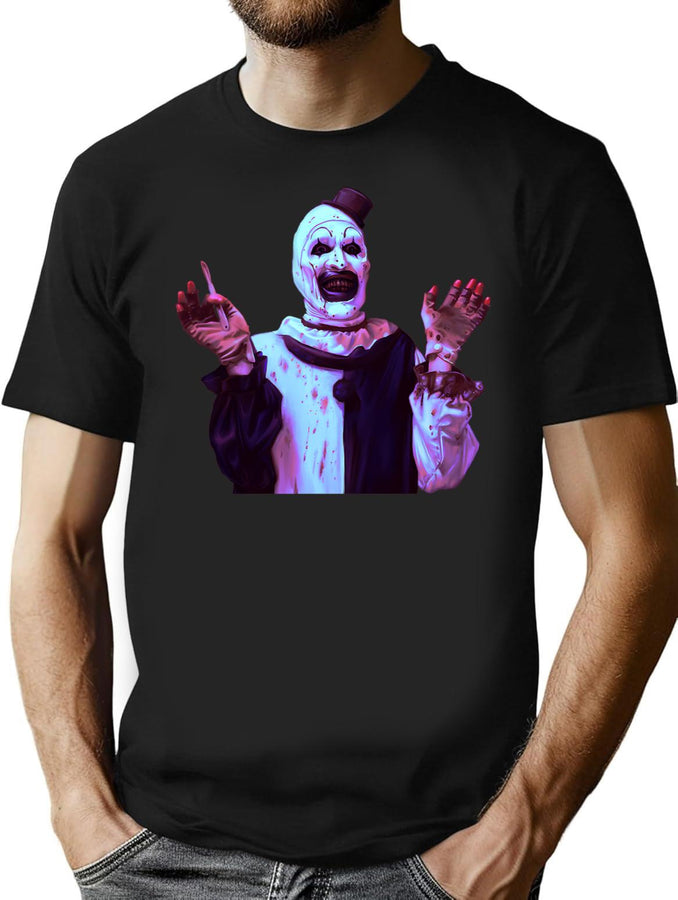 Art The Clown (24) T-Shirt for Men & Women, T-Shirts Graphic Tee - Black