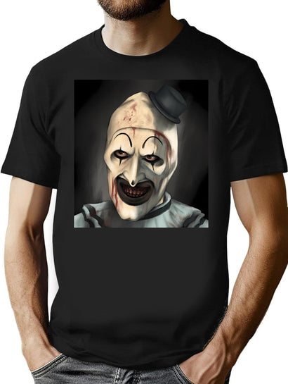 Art The Clown (25) T-Shirt for Men & Women, T-Shirts Graphic Tee - Black