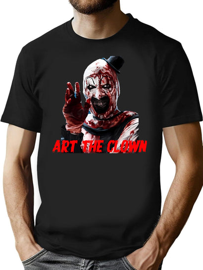 Art The Clown (26) T-Shirt for Men & Women, T-Shirts Graphic Tee - Black