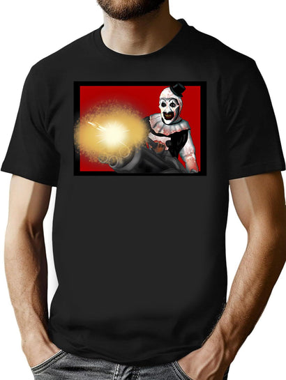 Art The Clown (27) T-Shirt for Men & Women, T-Shirts Graphic Tee - Black