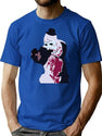 Art The Clown (28) T-Shirt for Men & Women, T-Shirts Graphic Tee - Blue