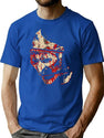 Art The Clown (29) T-Shirt for Men & Women, T-Shirts Graphic Tee - Blue