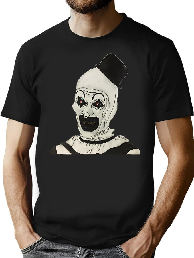 Art The Clown (2) T-Shirt for Men & Women, T-Shirts Graphic Tee - Black