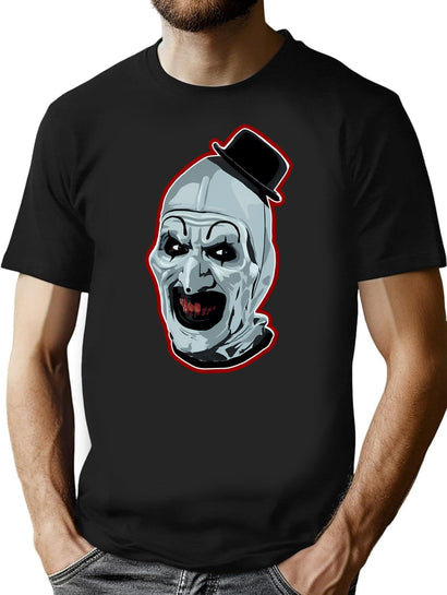 Art The Clown (30) T-Shirt for Men & Women, T-Shirts Graphic Tee - Black