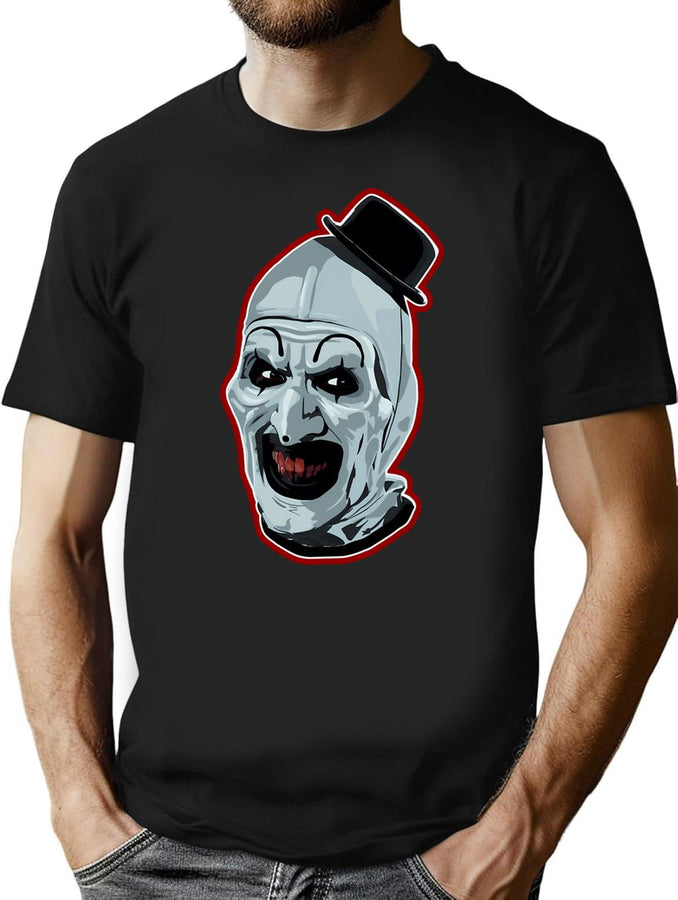 Art The Clown (30) T-Shirt for Men & Women, T-Shirts Graphic Tee - Black