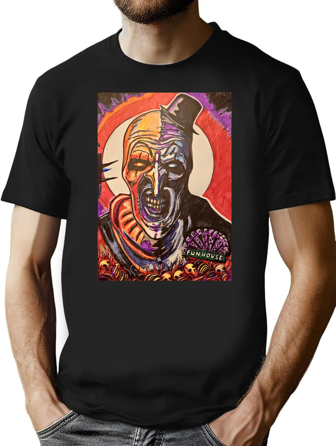 Art The Clown (34) T-Shirt for Men & Women, T-Shirts Graphic Tee - Black