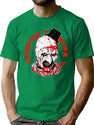 Art The Clown (9) T-Shirt for Men & Women, T-Shirts Graphic Tee - Green