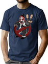 Artbusters Terrifier Movie Halloween T-Shirt for Men & Women, T-Shirts Graphic Tee - Navy