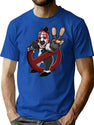 Artbusters Terrifier Movie Halloween T-Shirt for Men & Women, T-Shirts Graphic Tee - Blue