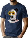 Artsy Clown Sunnies T-Shirt for Men & Women, T-Shirts Graphic Tee - Navy