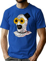 Artsy Clown Sunnies T-Shirt for Men & Women, T-Shirts Graphic Tee - Blue