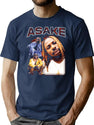 Asake - Bootleg Vintage Bootleg Graphic T-Shirt - Navy