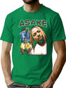 Asake - Bootleg Vintage Bootleg Graphic T-Shirt - Green