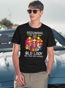 Assuming I'M Just An Old Lady Was Your First Mistake Hippie (1) T-Shirt for Men & Women, T-Shirts Graphic Tee - Navy