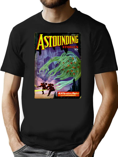 At The Mountains Of Madness - H P Lovecraft T-Shirt for Men & Women, T-Shirts Graphic Tee - Black