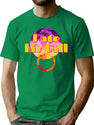 Ate His Ball - Funny Engrish Bad Translation Bootleg Graphic T-Shirt - Green