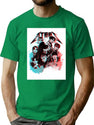 Ateez 80S Vintage Rock Bootleg Bootleg Graphic T-Shirt - Green