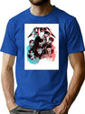 Ateez 80S Vintage Rock Bootleg Bootleg Graphic T-Shirt - Blue
