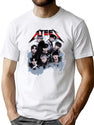 Ateez - Vintage 80'S Rock Bootleg Bootleg Graphic T-Shirt - White