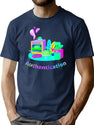 Authentication Surreal Bad Translation Bootleg Graphic T-Shirt - Navy