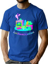 Authentication Surreal Bad Translation Bootleg Graphic T-Shirt - Blue