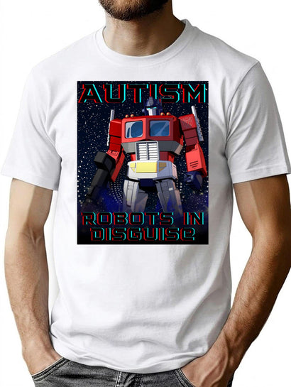 Autism Prime Bootleg Graphic T-Shirt - Black