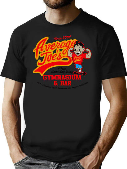 Average Joe'S Gymnasium And Bar Lts T-Shirt for Men & Women, T-Shirts Graphic Tee - Black