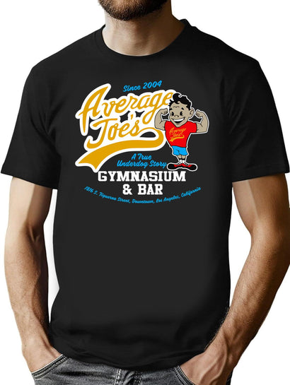Average Joe'S Gymnasium And Bar T-Shirt for Men & Women, T-Shirts Graphic Tee - Black