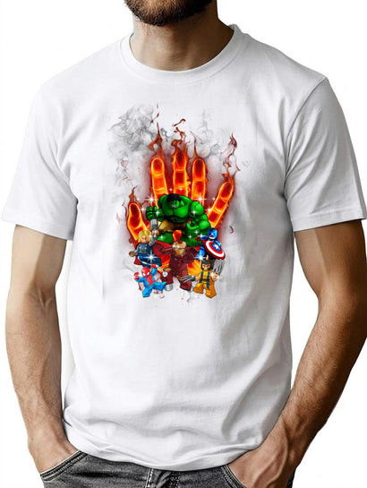 Avongers Bootleg Graphic T-Shirt - Black